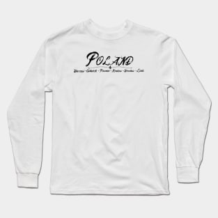 POLAND CITIES Long Sleeve T-Shirt